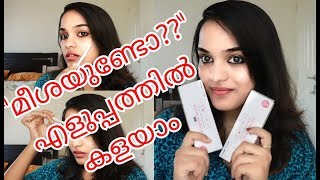 Facial hair removal malayalam  Go Glam with Keerthy [upl. by Ilujna]