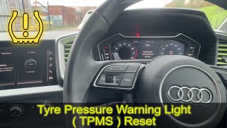 2023 AUDI A1 tyre pressure warning reset [upl. by Lian]