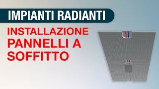 Come installare i pannelli radianti in cartongesso a controsoffitto [upl. by Eicarg]