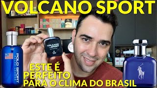 Perfume Volcano Sport Thera Cosméticos Polo SportPolo Blue Ralph Lauren [upl. by Ennagem]