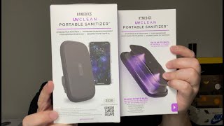 Unboxing HoMedics UV Clean Portable Phone Sanitizer  Full Detail Review [upl. by Whiney]