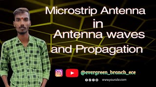 Microstrip Antenna or Patch Antenna  antennas  Propagation  waves  ece  btech  transmission [upl. by Sabanrab]