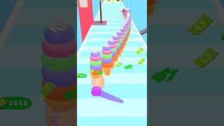 Lets Play Ice Cream Stack Games Runner 🍦 icecreamstack shorts [upl. by Hughes]