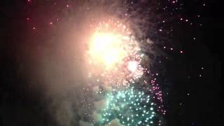 Pioneer park Mooresville Indiana fireworks July 4th fourth Finale [upl. by Brigida]