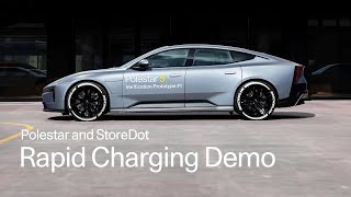 Charging a Polestar 5 prototype from 1080 in 10 minutes  Polestar [upl. by Attolrac]