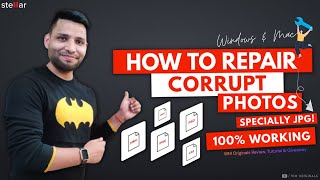 How to Repair Corrupt Photos  Specially JPEG 100 Working [upl. by Suoinuj]