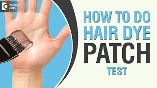 How to do a hair dye patch test  Dr Amee Daxini [upl. by Steffen646]