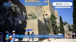 4 Days Cruise Iconic Aegean  Mykonos Kusadasi Patmos Rhodes Heraklion Crete Santorini [upl. by Mcnair]