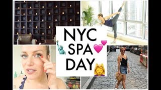 NYC DAY SPA SKINCARE UPDATE  TRACY CAMPOLI  NYC VLOG [upl. by Rana133]