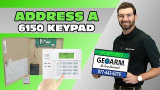 How to Address a Honeywell Wired Keypad 6150 [upl. by Ahsim]