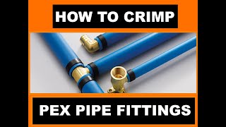 Zurn PEX Plumbing Copper Crimp Ring  How it Works [upl. by Randall]