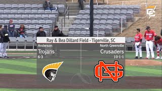 North Greenville vs Anderson  NGU Baseball 2020 [upl. by Hong]