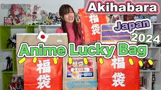 2024 Anime Lucky Bags Unboxing from Akihabara🛍 Tokyo Japan🇯🇵 [upl. by Idurt]