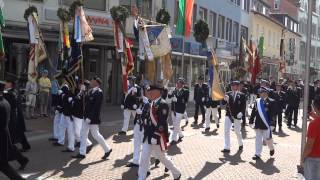 Peiner Freischiessen 2015  Fahnenumzug 2015 HD [upl. by Attenoj]