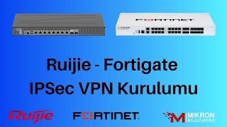 Fortigate  Ruijie IPsec VPN Kurulumu [upl. by Ybbil]