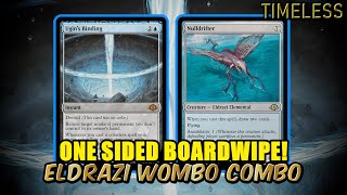 Eldrazi Are Now Combo Enablers Eldrazi Woodland Omnitell  Timeless BO3 Ranked  MTG Arena [upl. by Adnouqal296]