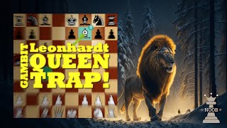 ♟️ Leonhardt Gambit  Scandinavian Queen TRAP [upl. by Lopes]