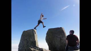 Adam n Eve Tryfan Bristley Ridge Glyders  HD VIDEO [upl. by Cowan]