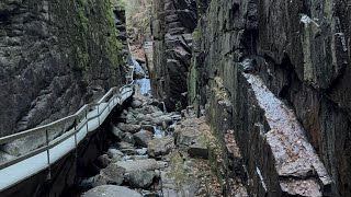 Flume Gorge hike flumegorge hike nature waterfall mountains travel shorts shortsfeed [upl. by Caiaphas]