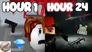 I SPENT 24 HOURS IN ROBLOX OHIO [upl. by Ennove]