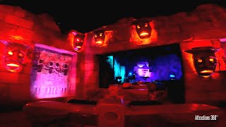 Indoor Coaster Mayan Temple Dark Ride  Huracan at Bellewaede Theme Park 2024 [upl. by Aiciles]