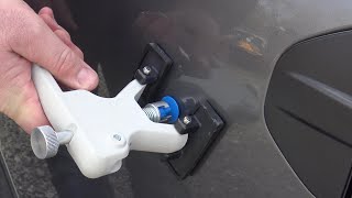 Youve never seen a dent pulling tool like this Easy Fix for door dings in minutes [upl. by Heriberto]