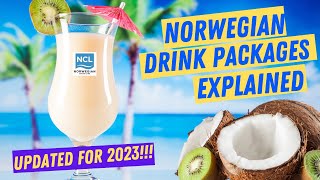 2023 NCL Beverage Package Details and Updates [upl. by Whallon]