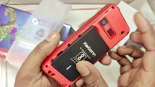 karbonn k9 mobile unboxing Big Battery big screen [upl. by Margareta303]