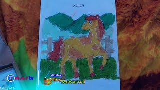 Kuy Mewarnai EPS 8  mewarnai Kuda 🐎 [upl. by Griseldis]