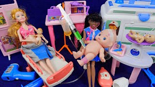 9 Minutes Satisfying with Unboxing Doctor Playset，Pregnant Women Giving Birth Toys Review  ASMR [upl. by Ettezel214]