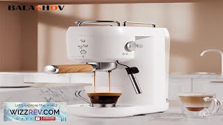 Professional Espresso Coffee Maker Electric Italian Coffee Machine 15 Bar Automatic milk Review [upl. by Millham126]