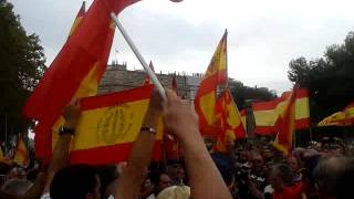 Canción Del Legionario en Barcelona 12 de octubre de 2015 [upl. by Kirstin330]