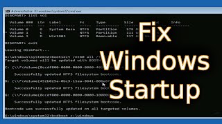 How to Fix Startup Repair in Windows 10  System Reserved [upl. by Joane]