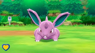 HOW TO GET Nidoran in Pokémon Lets Go Pikachu amp Eevee [upl. by Nahsez]