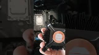 lga1700 cooler install Stock cooler [upl. by Aisena]