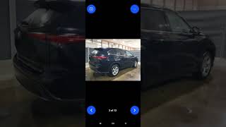 TOYOTA HIGHLANDER 2022 USA COPART LIVE CAR AUCTION [upl. by Samal]