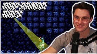 Youre Banned  Map Rando Race  Super Metroid [upl. by Nosiddam]