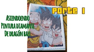 asiendo una pintura de diamante de goku crilin y [upl. by Nilyak246]