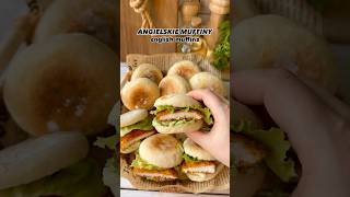 Angielskie muffiny to pyszne pszenne bułeczki 😋 englishmuffins muffins recipe [upl. by Ardnot]