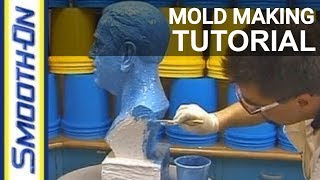 Mold Making Tutorial How To Make a BrushOn Rubber Mold of a Bust [upl. by Eerat]