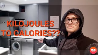 Kilojoules to Calories How to calculate calories [upl. by Patrizio]