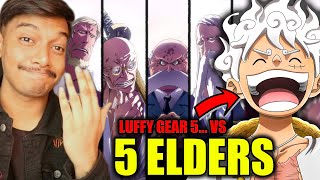 LUFFY vs 5 ELDERS Gonna Break the Internet🤯ㅣOne Piece Chapter 1109 in Hindi [upl. by Tandie783]