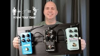 TC Quintessance Dark Matter amp Flashback II Pedal Combo [upl. by Dasi541]