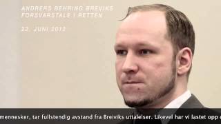 Anders Behring Breivik  Forsvarstale [upl. by Maltz]