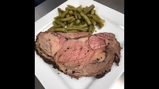 Prime Rib on the Cookshack Pellet Grill [upl. by Ttnerb92]