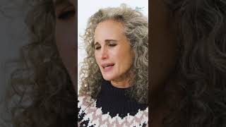 Andie MacDowell  Imagine Asking George Clooney THIS Question shorts andiemacdowell [upl. by Iruam]