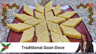 Easy made Goan Traditional Doce in microwave  Christmas Sweet   Sousas Kitchen [upl. by Binni]