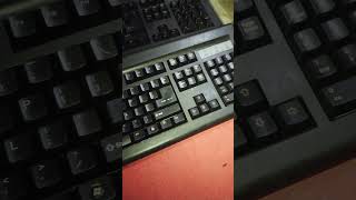 Branded Refurbished Bharat TVS keyboard 🎹 7982865583  skcomputer shorts [upl. by Llerral]