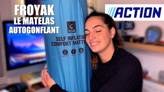 FROYAK le matelas autogonflant de chez ACTION le matelas de camping [upl. by Estis]