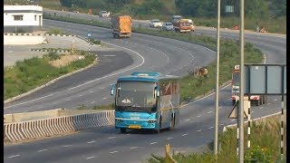 KPN SCANIA BUS SPEEDING ON NATIONAL HIGHWAY [upl. by Ecinaj]